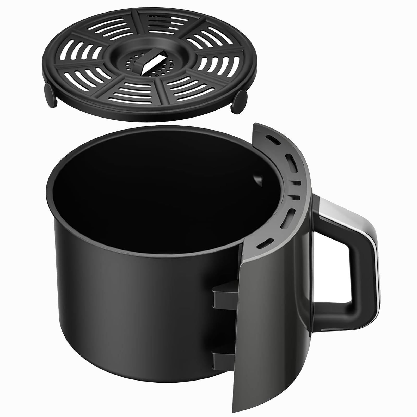 Panier Airfryer et grille croustillante pour Ninja AF160,panier de remplacement antiadhésif 5,2L