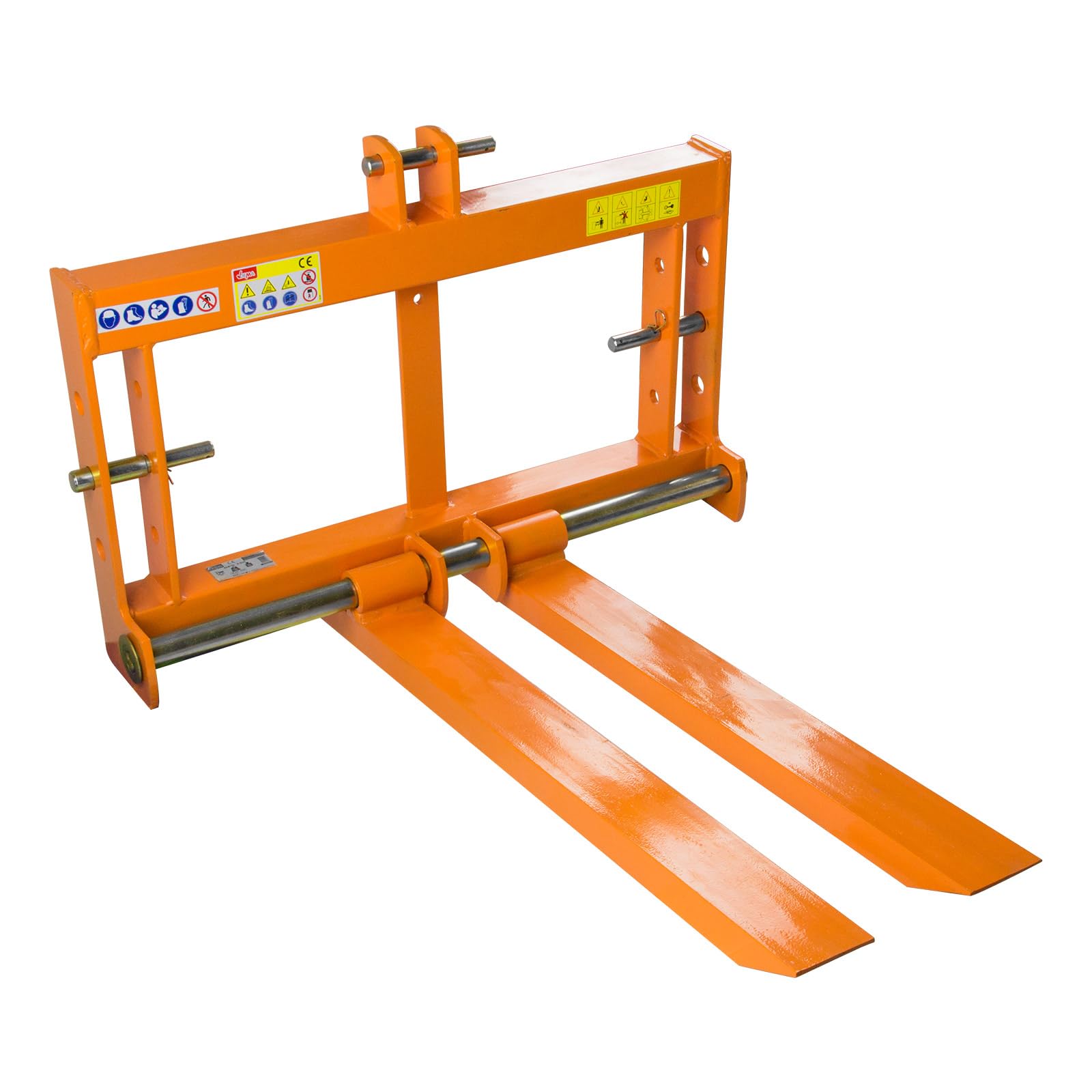 Traktor Kleintraktor Palettengabel 700 kg Breite verstellbar Kat 1 2 Dreipunkt