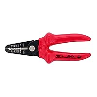 Vista 1 de Wiha 10250 Insulated Stripping Pliers, 10–20 AWG, Multi, One