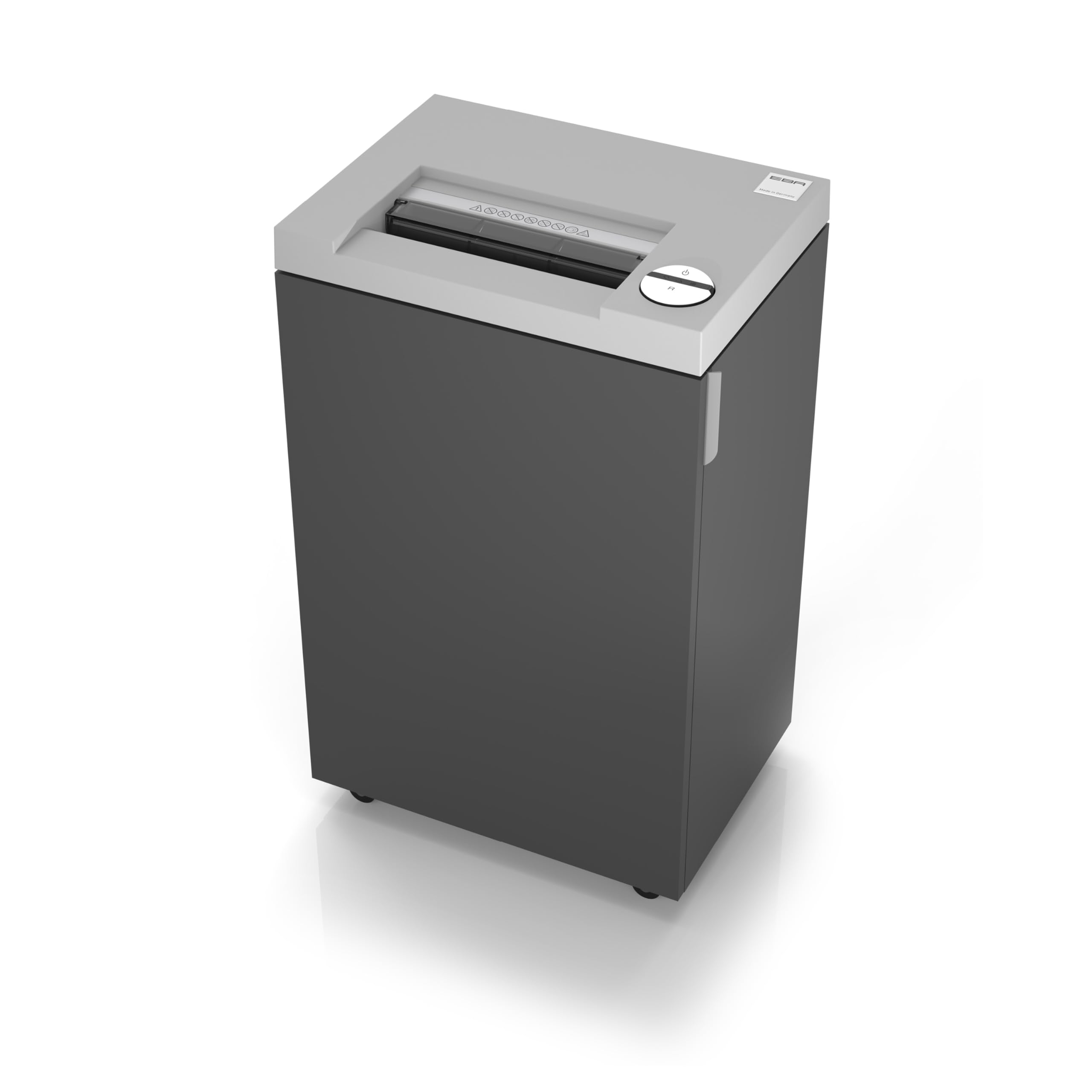 EBA 1824C Aktenvernichter für Büro, hohe Volumen, Qualität, Haltbarkeit, Produktivität, deutsche Technologie, 90 kg. pro Tag, 18 Blatt auf einmal, sehr vertraulich.