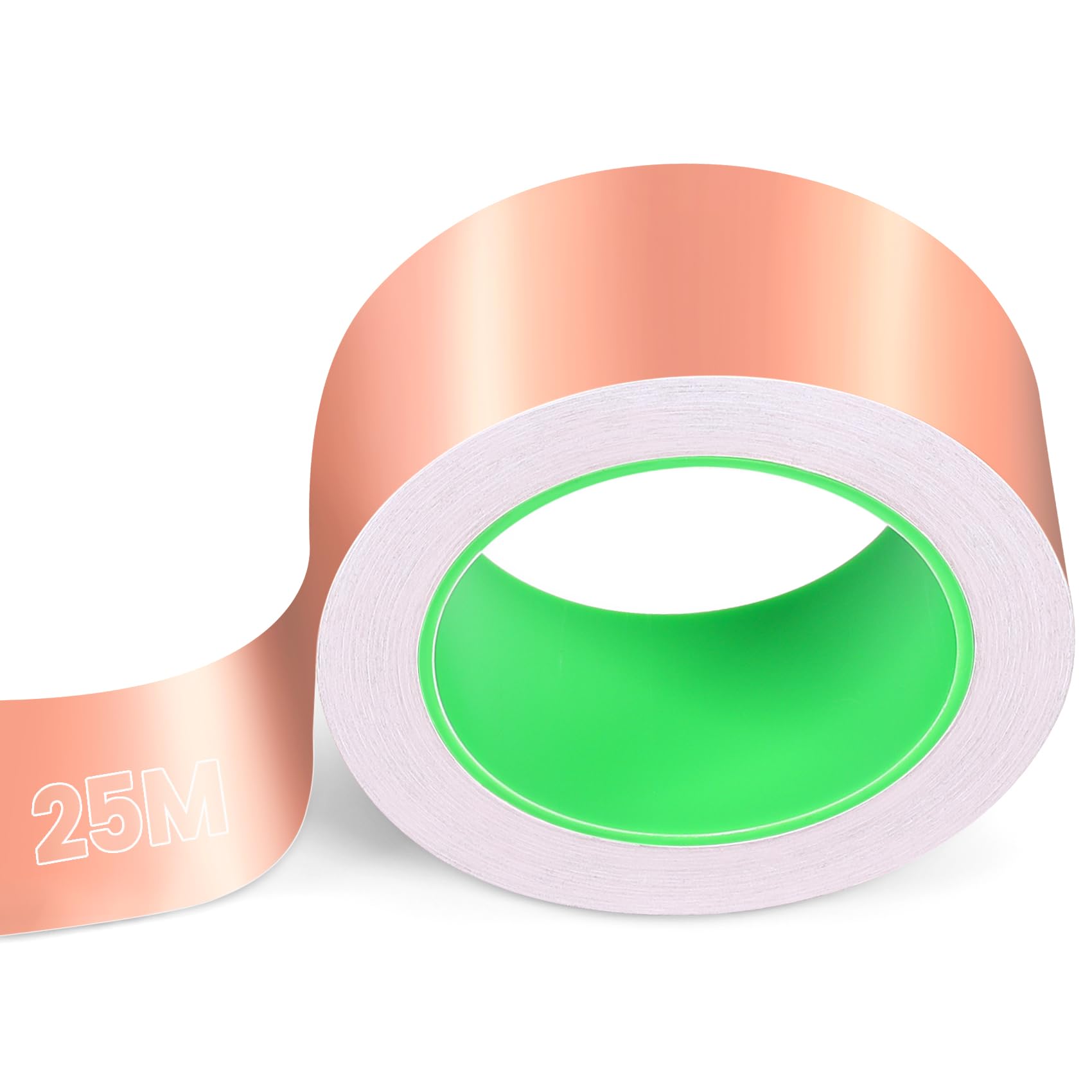 HTN - 30 Mm Impermeabile A Nastro Rame Puro Autoadesivo Resistenza Ad - Foto 6