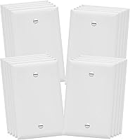 Vista 34 de ENERLITES Placa de pared para dispositivo en blanco, cubiertas jumbo en blanco, sobre-tamaño 1-gang 5.5" x 3.5", policarbonato termoplástico