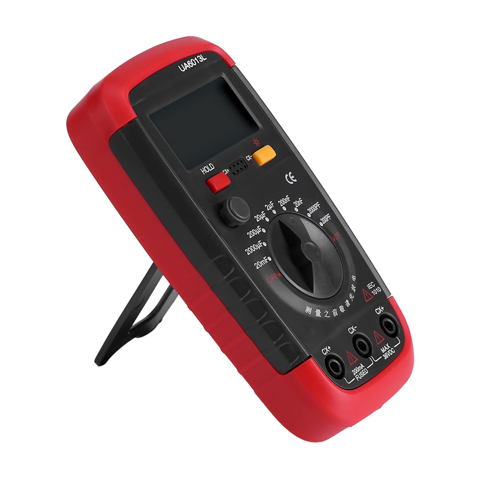 Uyigao Tester per Misuratori di Capacità condensatore Digitali 6013L Display LCD