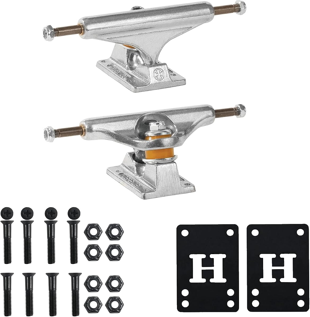 Independent Skateboard Trucks Stage 11 Hollow 139 (8.0") + Risers & Hardware Kit