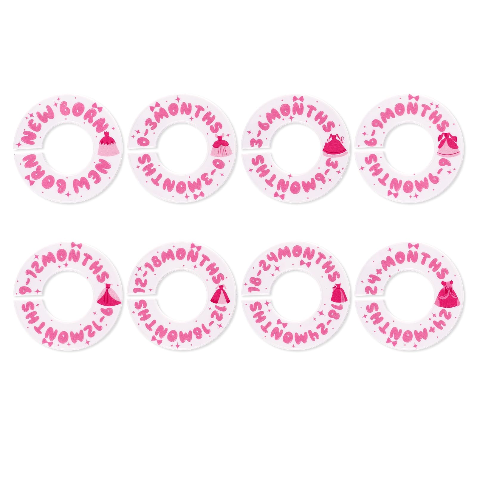 Bow-Style Baby Wardrobe Dividers