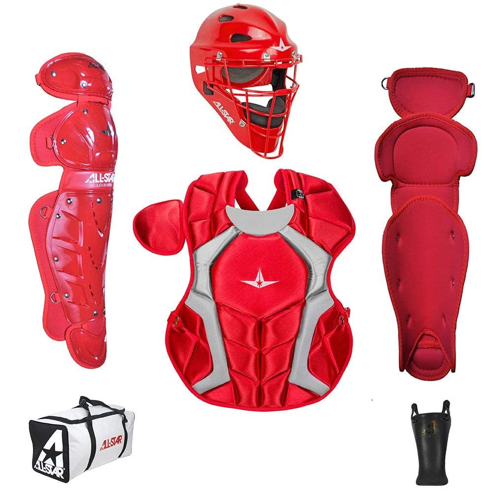 Photo 1 of All-Star Baseball-and-Softball-Catcher-Chest-Protectors Player's Series Catching Kit/Meets NOCSAE/Ages 7-9 SC Ages 7-9