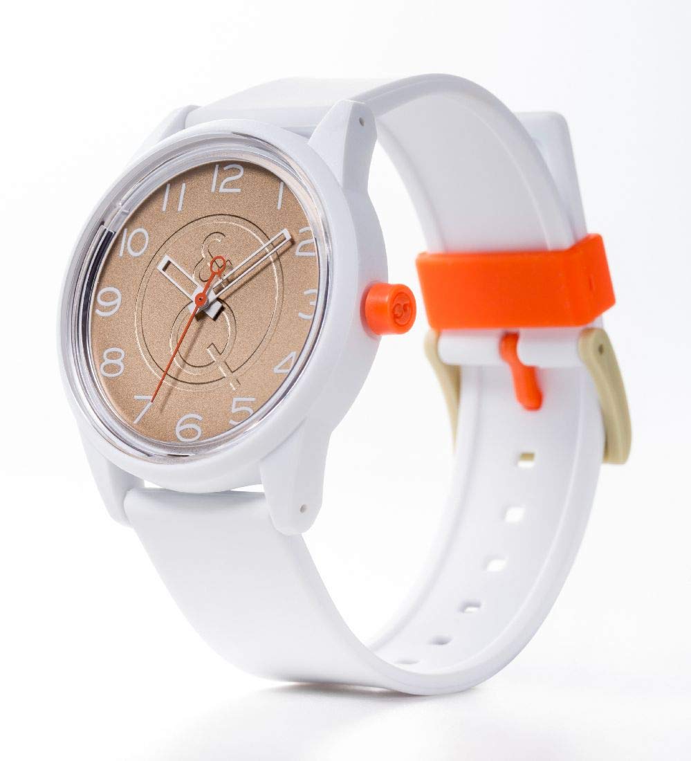 Q&Q Smile Solar RP00J041Y - Reloj unisex respetuoso con el medio ambiente, resistente al agua hasta 5 ATM, pulsera