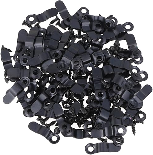 Miniatura 6 de VILLCASE 600 piezas de sujetadores de marcos de fotos, ganchos para colgar fotos, botones de giro con tornillos, marco de fotos, accesorios de