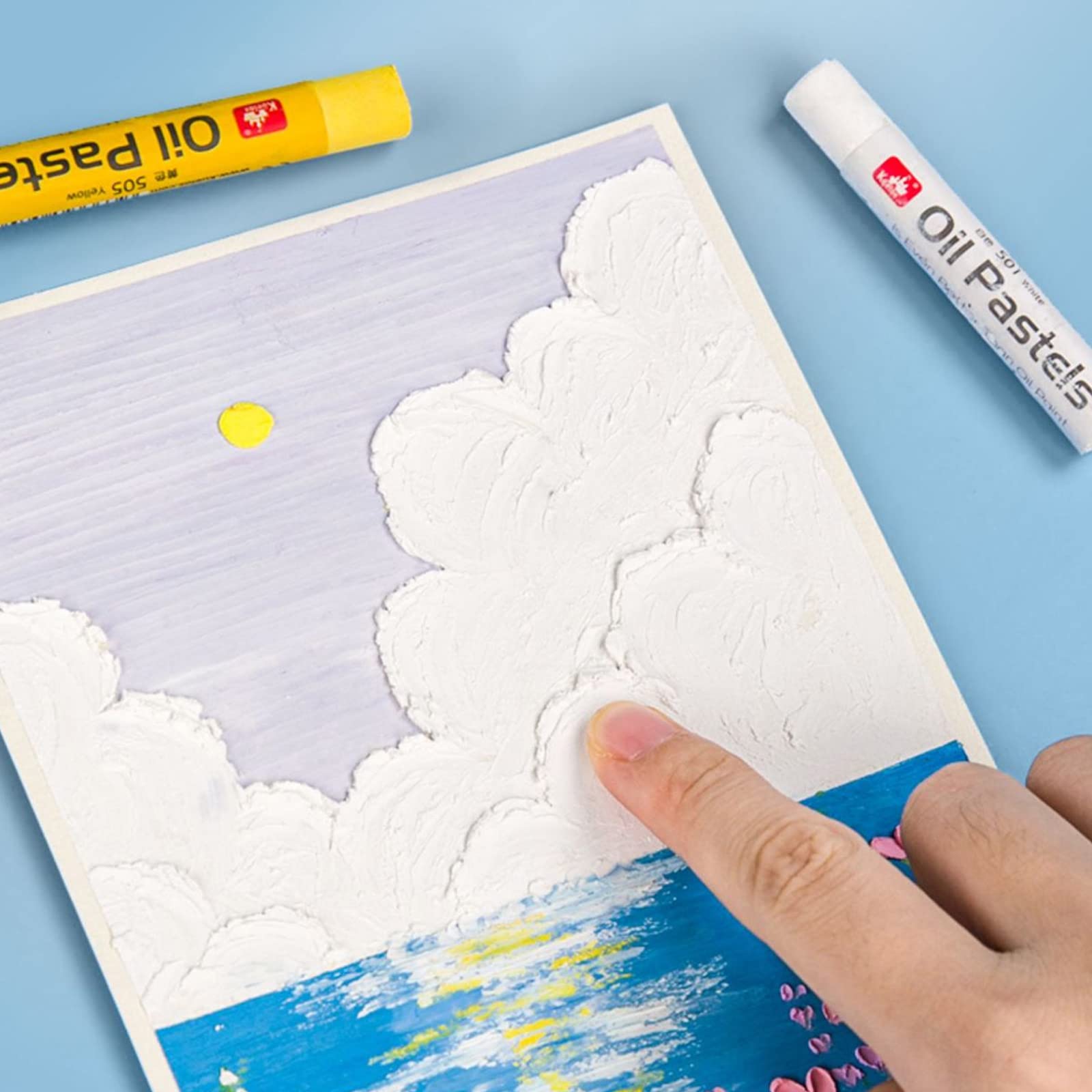 Amazon.co.jp: オイルパステルセット アート ソフトオイルパステル