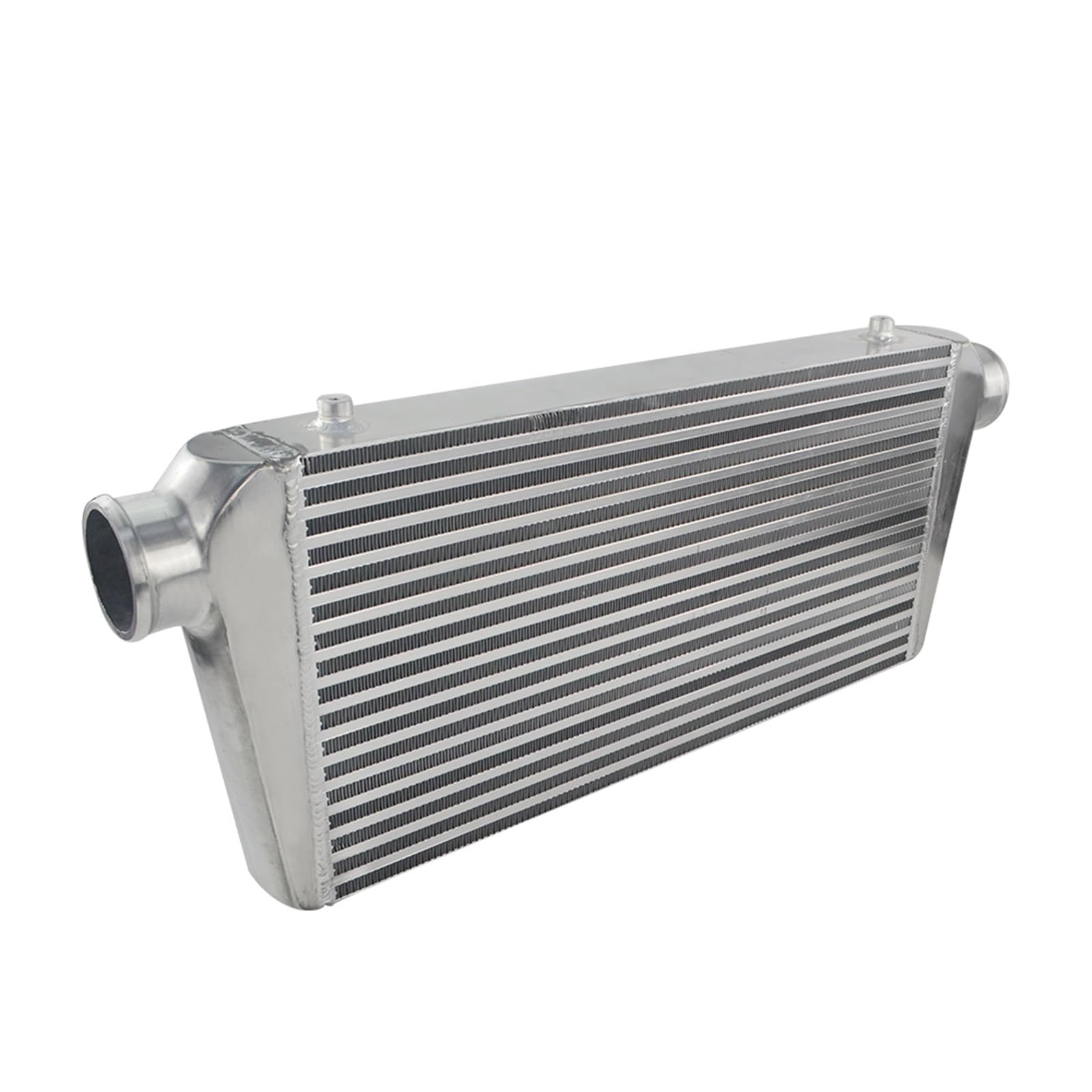 Wentylatory chłodnicy silnika samochodowego 600 * 300 * 76mm Uniwersalny intercooler turbo z płytą i średnicą zewnętrzną 2,5" z mocowaniem przednim LZ-IN816-25 chłodzenia silnika(3.0inch)
