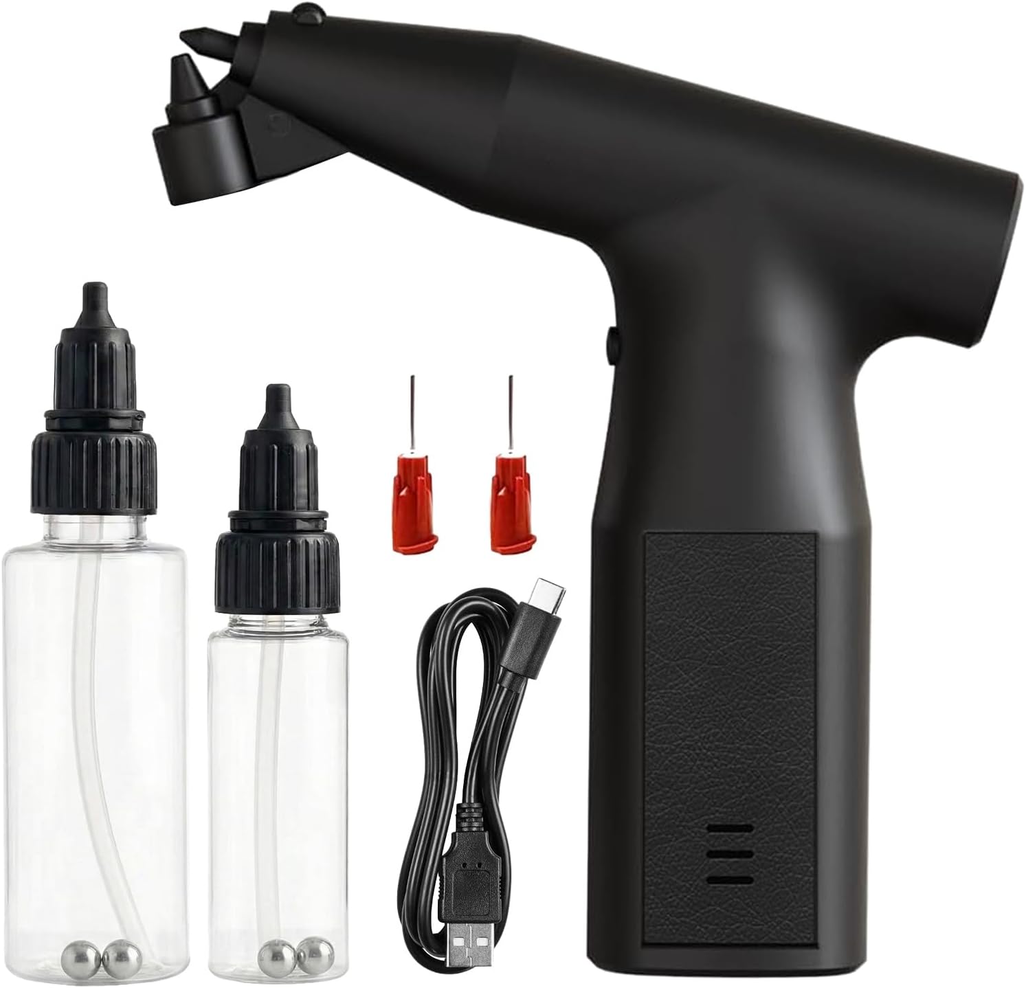Clog-Free Airbrush Gun – Cordless Rechargeable Spray Gun for Hair Semi-Permanent Dye, Enhancements & Dye Application – Adjustable Pressure, No-Clog Technology, Barbers