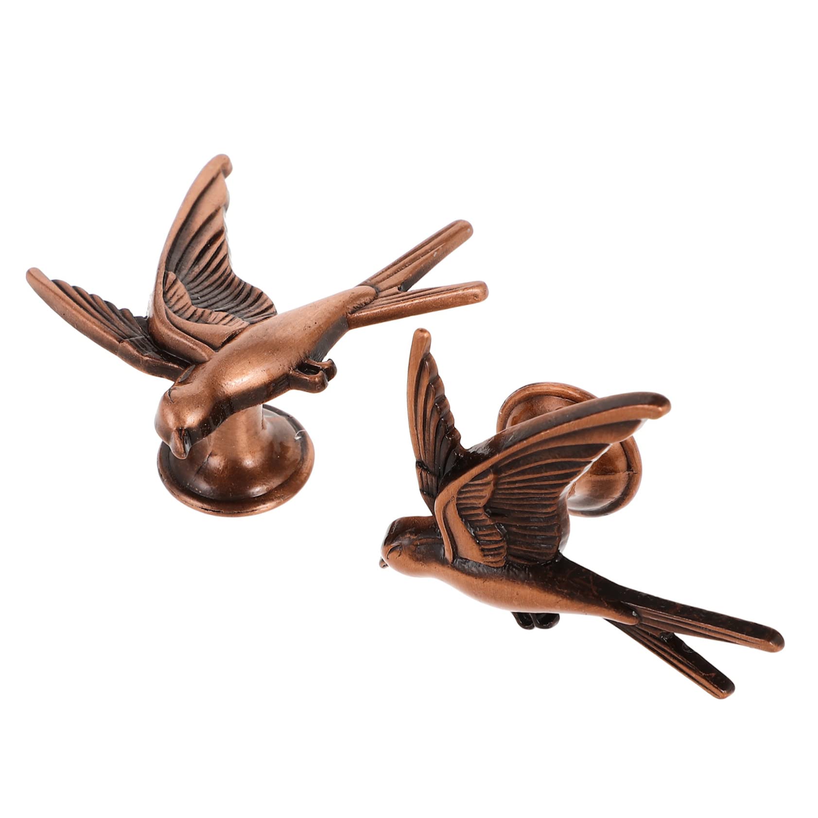 Angoily 4 Set Di Maniglie Per Cassetti Moderne Pomelli Per Mobili in Metallo Design A Forma Di Per Soggiorno 2 Pezzi*4