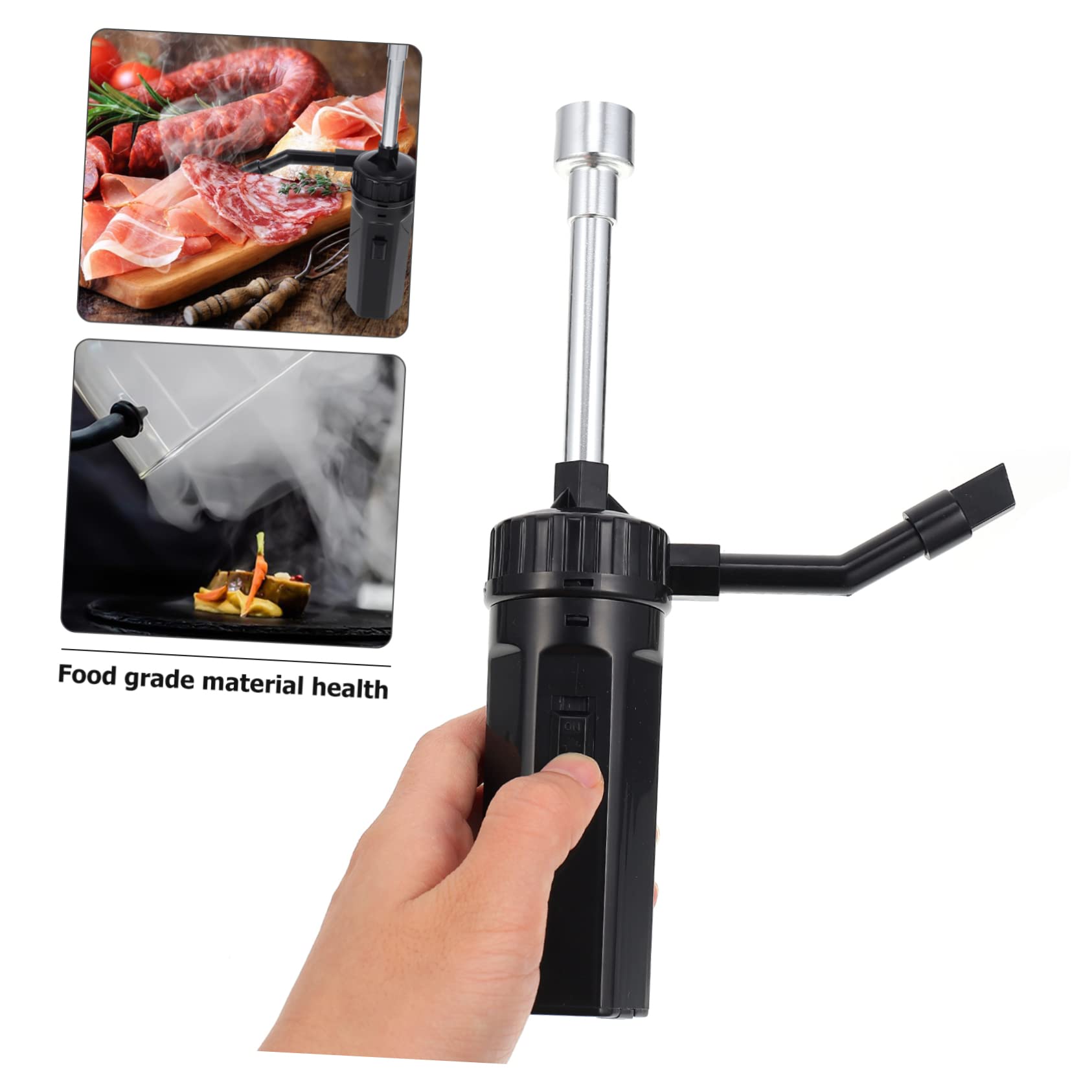Abaodam 1pezzi Affumicatore Portatile Con Prolunga Infusore Per Riutilizzabile Per Alimenti Adatto Per Barbecue Picnic Affumicatura Prosciutto Formaggio Bistecche e Salmone