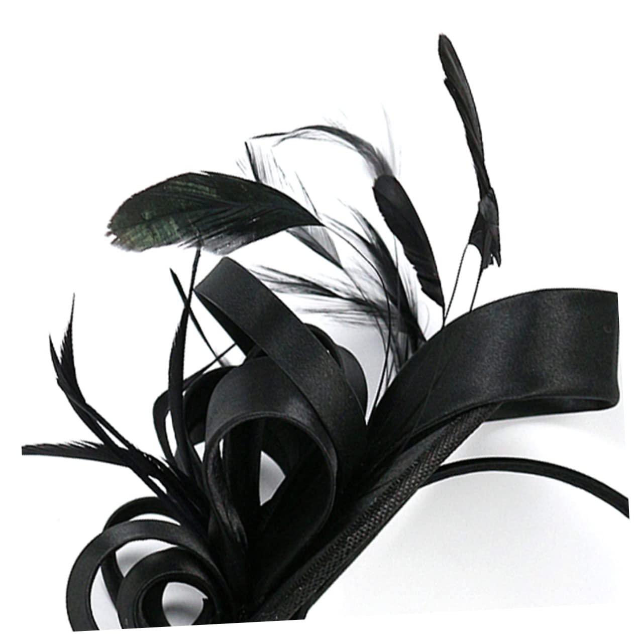 FOMIYES Cuffie Fascia Cappello Donna Fascia Sposa Cappelli Di Fascinator Per Le Donne o Festa Flapper 1920S Flapper Per Fiori Decorazione Copricapo Per La