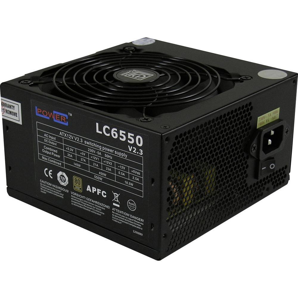 LC Power Super Silent Series LC6550V Stromversorgung intern