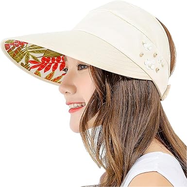 Ericcay Cappello Estivo da Sole Cappello Estivo da Elegante Sole Cappello  Unico da Sole con Cappuccio Joker con Cappello Protezione Solare Cappello  Elegante (Color : Beige, Taglia Unica : One Size) :