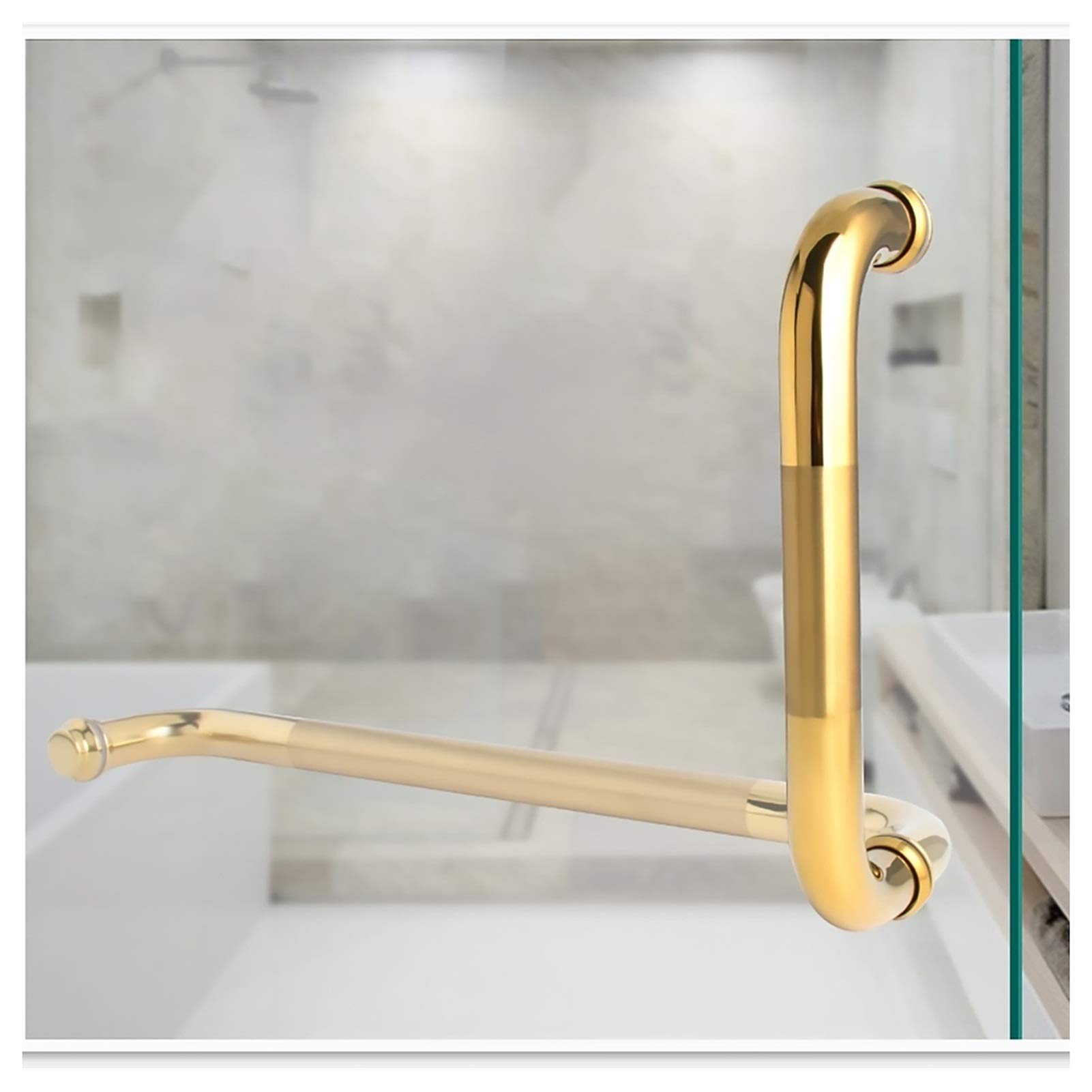 Buy Door Handles Glass Door Handle 304 Stainless Steel Square Tube L