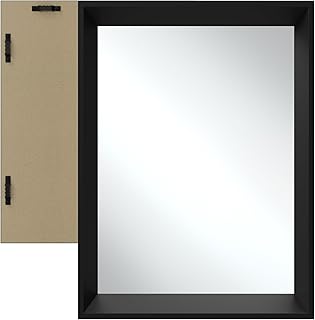 Comprar TecTake® Espejo de Pared, Diseño Minimalista, Ideal para Baño, Dormitorio o Salón, Espejo Baño con Marco de Aluminio, Fácil de Montar, Decoración Hogar - 40 x 60 cm