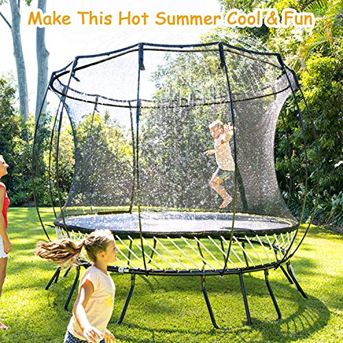 Ligttle Trampoline Sprinkler for Kids - Outdoor Trampoline Water Sprinkler for Kids and Adults, Trampoline Accessories Sprinkler 39ft Long for Water Play, Games, and Summer Fun in Yards - Thumbnail 3