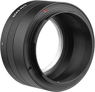 Andoer Manual Lens Mount Adapter Ring Aluminum Alloy for M42 Mount Lens to Nikon Z5/Z6/Z7/Z50Z Mount Mirrorless Camera