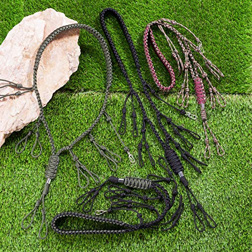 SOMA Duck Call Lanyard Paracord Adjustable Loops Call lanyards for Hunting 5 Loops 1 Hook 4 Colors
