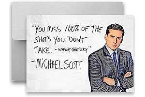Michael Scott Postcard Parody of Wayne Gretzky