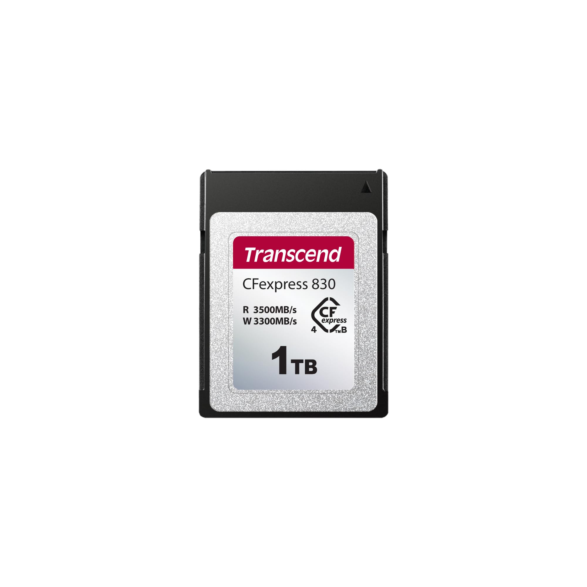 Transcend CFexpress830 Memory Card 1TB, Up to 3500MB/s, 4K/8K Video Capture for Canon EOS/Nikon/Panasonic/FUJIFILM/Blackmagic Cinema,PCle Gen4x2 NVMe, CFexpress Type B, Filmmaker/Professional Creator