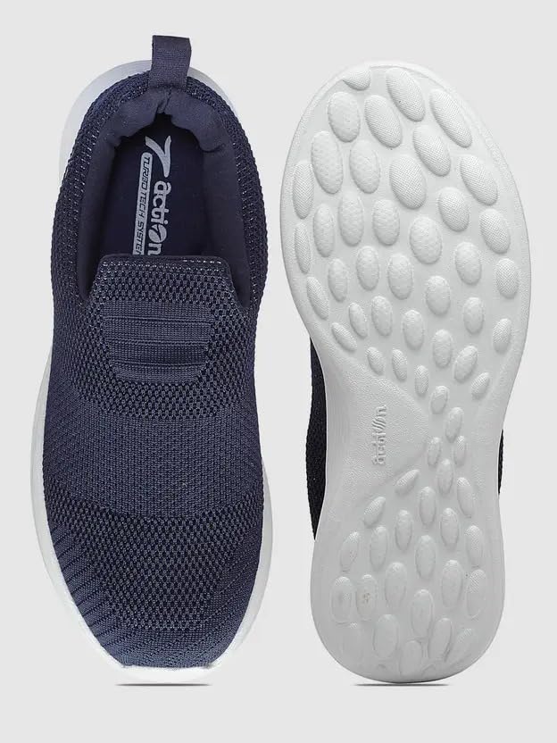 Image of Action | Athleo | WALKER-116 | Men's | Slip-On | Walking | Shoe | Breathable | Flexible | Lightweight | Comfortable | Sports | Shoes
