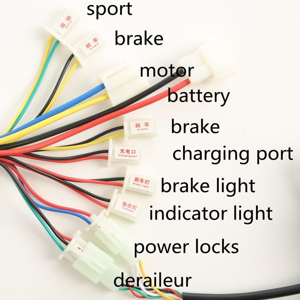 Manopola acceleratore in acciaio e controller spazzolato, perfetta per scooter elettrico EBike, 24 V, 36 V, 48 V, 250 W, 350 W, 500 W, 1000 W (36 V 1000 W)
