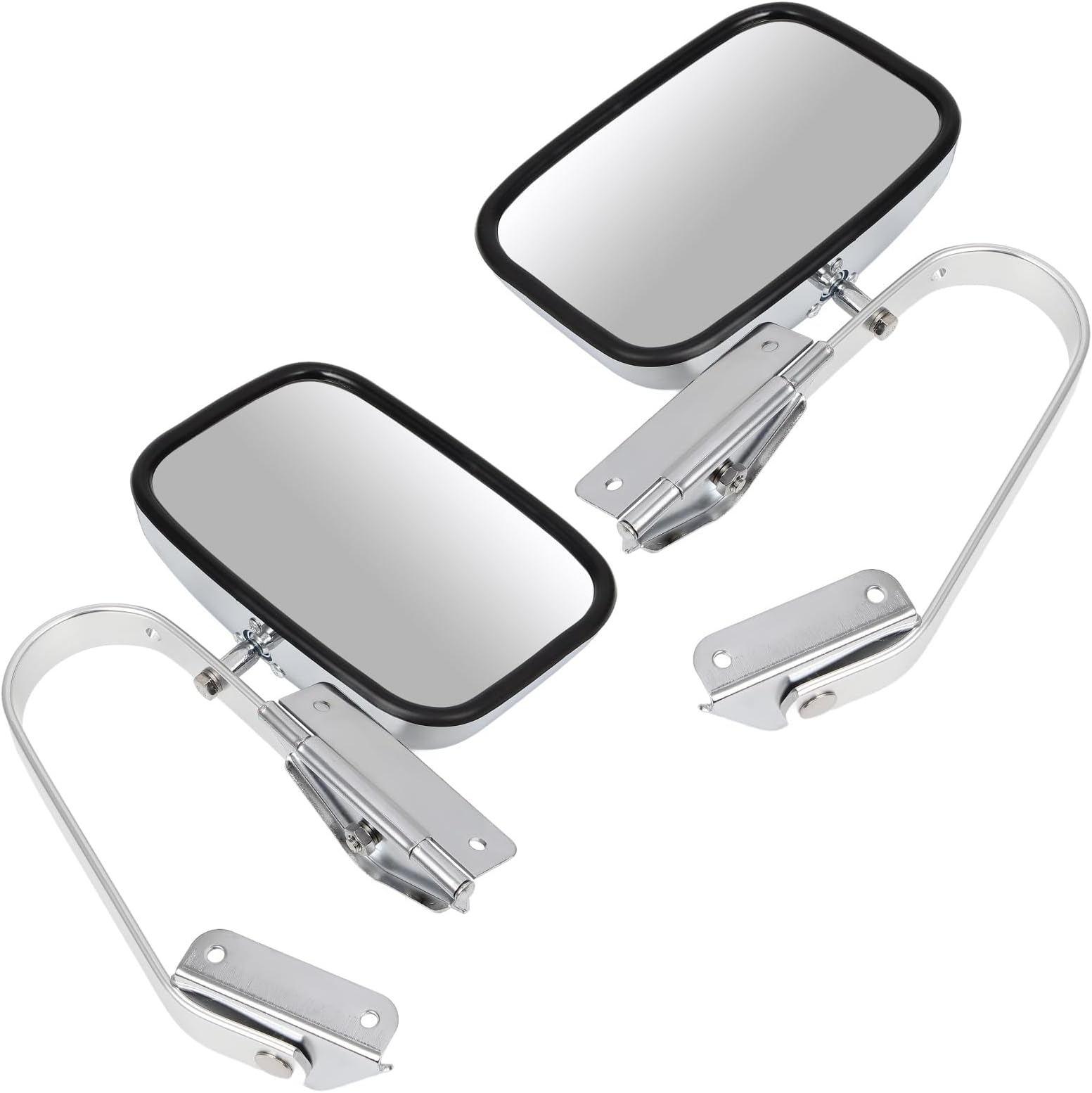 Right and Left Side View Mirrors Manual Folding Compatible With 1980-1996 Ford Bronco, F150 Truck 1984-1990, Bronco II 1980-1984, F100 Truck