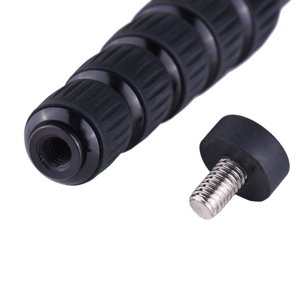 Monopode pour Appareil Photo Unipod Télescopique en Aluminium Robuste pour Caméscope Vidéo Studio Photographie avec Sac de Transport