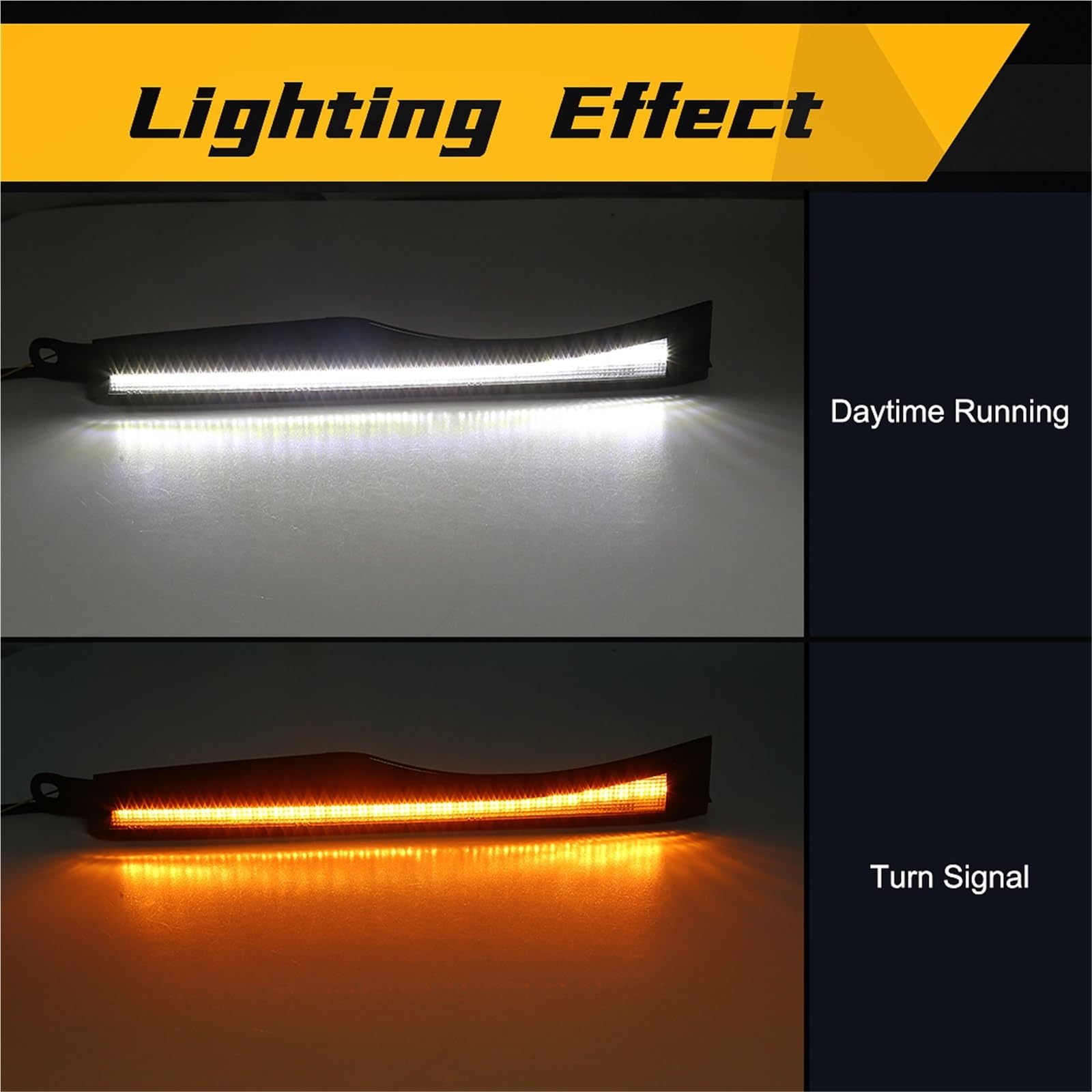 Luce Di Marcia Diurna A LED Auto Bianca, DRL, Gialla Dinamica Indicatore Direzione 12 V Per Toyota Per Tacoma 2005 2006 2007 2008 2009 2010 2011 Lampada Faro Auto