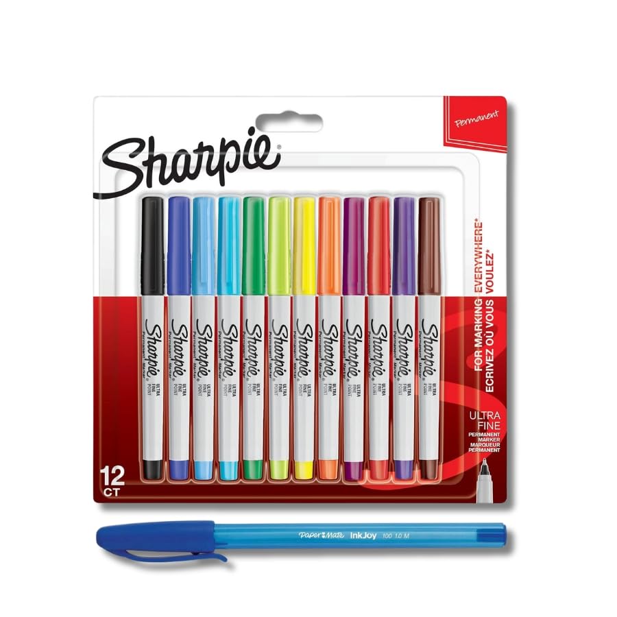 Sharpie Ultra Fine Permanent Marker, Multiple colors, 13 count (Pack of 1)
