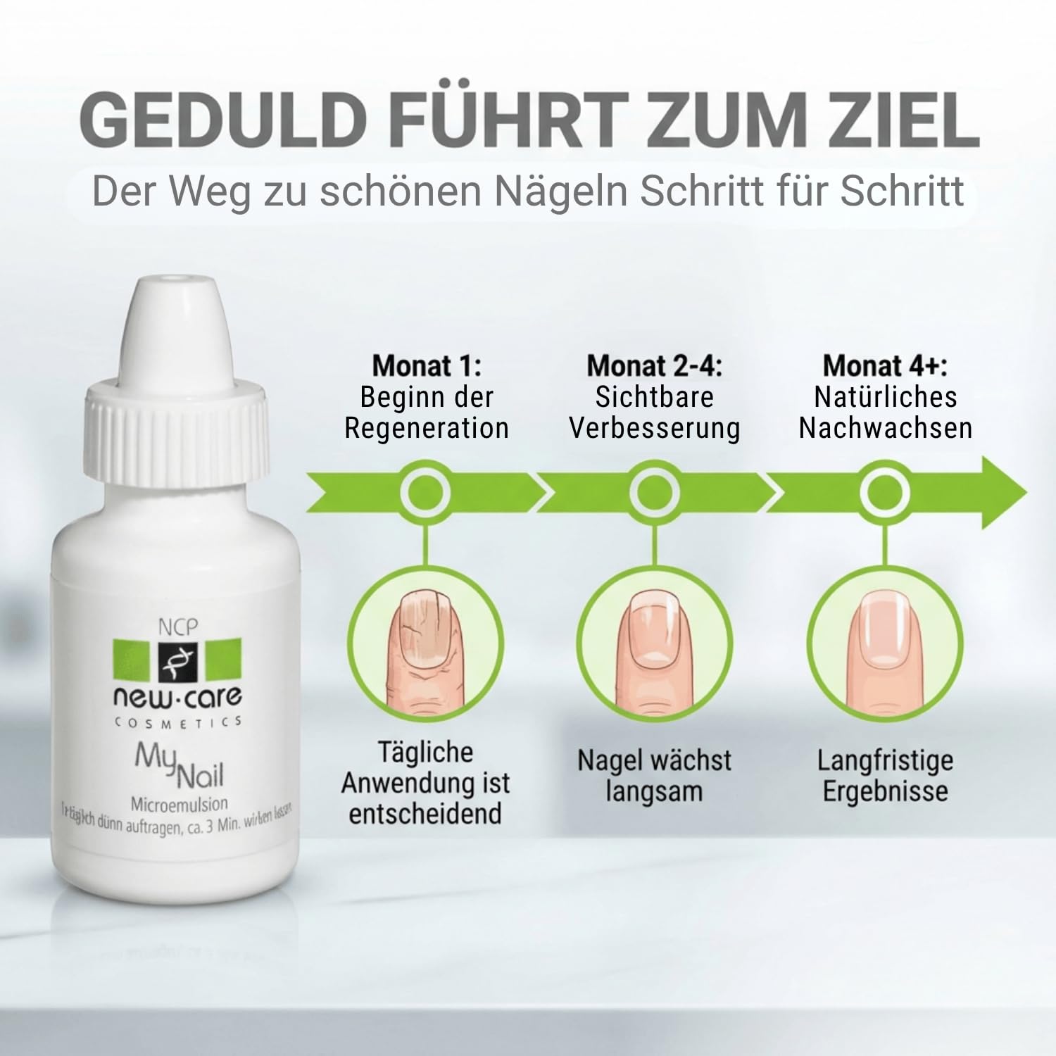 MyNail Nagelserum - 10 ml – Nagelkur, bei Nagelpilz und gegen brüchige Nägel - ohne Feilen - Nagelpflege, Nagelhärter zur Wiederherstellung schöner und glänzender Nägel
