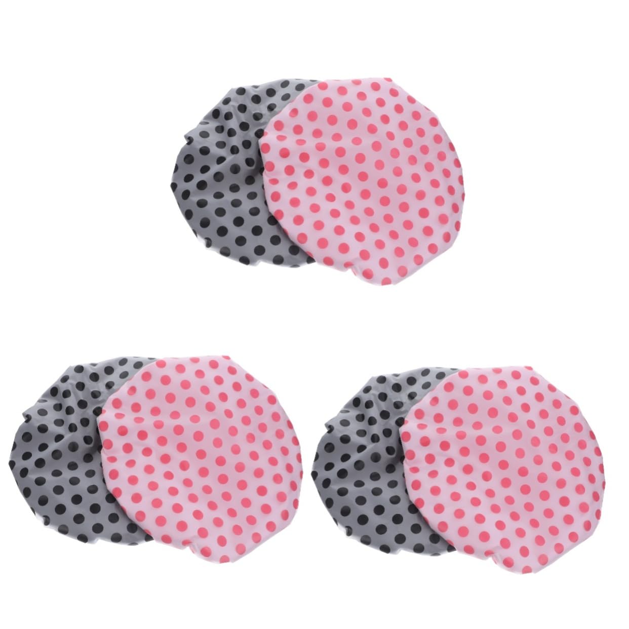 Angoily 3 Set di Cuffie in Raso per Dormire Comode Cuffie da Cuffie da Bagno a Doppio Traspiranti per Ricci 2 Pezzi * 3