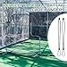 GliCraft 25 Pcs Batting Cage Net Hangers Hooks Steel Carabiners and Lanyards Black Batting Cage Accessories Net Hangers for Hanging Baseball Softball Golf Easy to Install