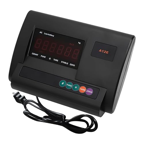 Kit de báscula de ganado con caja de conexiones de 4 cables, 2.5T 5000 libras de capacidad de carga, kit de báscula de carga de células de carga,