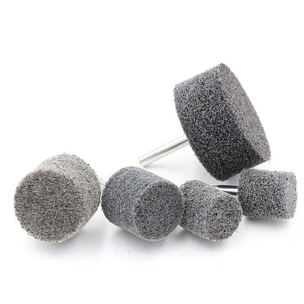 Zhszzz 50Mm Abrasive Brush Nylon Fiber Buffing Polishing Wheel With Shank For Dremel Rotary Tool Accessories Set(50Mm)