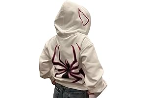 Teen-Approved Zip-Up Y2K Oversized Hoodies: Spidey Style!