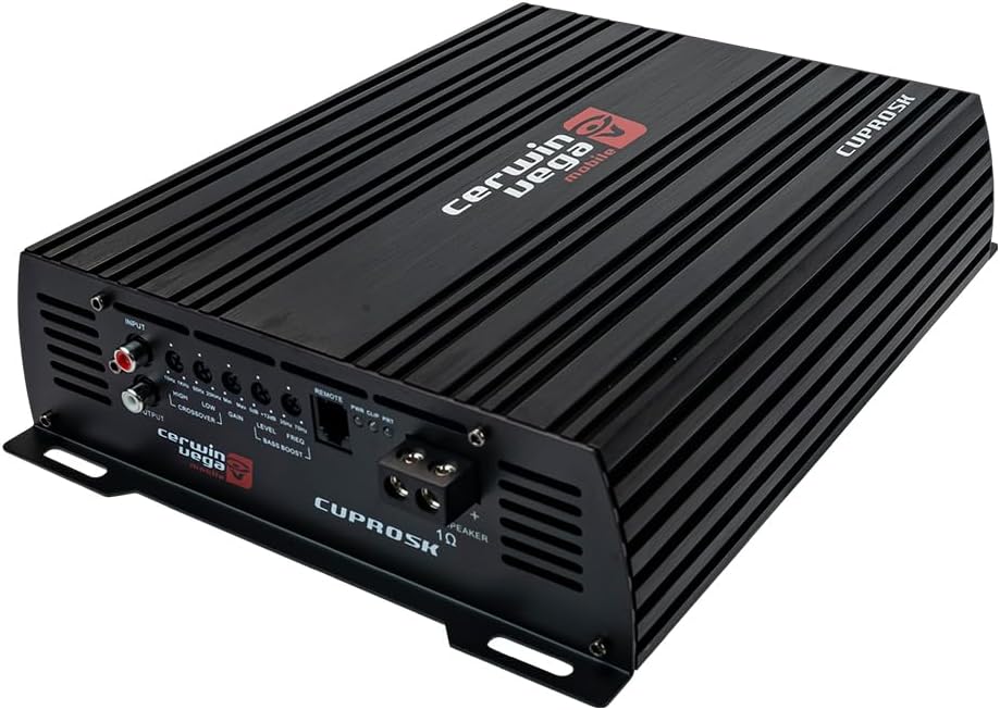 Cerwin Vega CVPRO5K 5000W Max Full Range Class D Monoblock Pro Amplifier w/Bass Control Knob