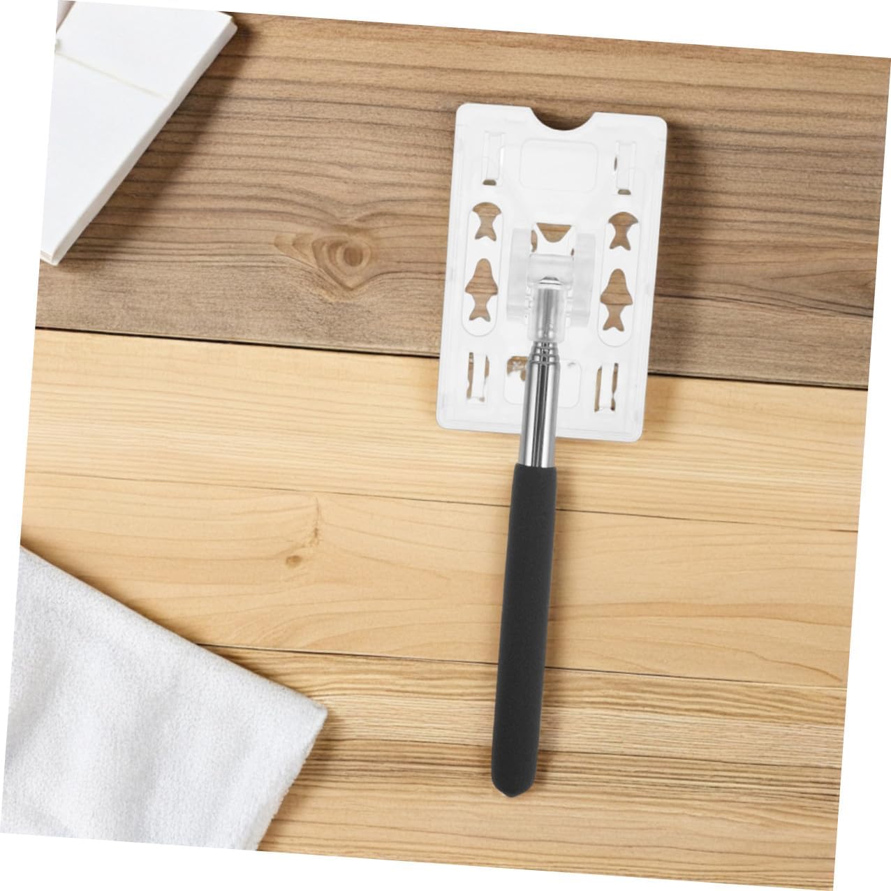2pcs Telescopic Rod Card Holder for Payment Cards, Stainless Steel image 5