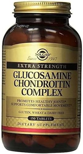 Solgar Complejo de glucosamina condroitina extra fuerte, 150 tabletas