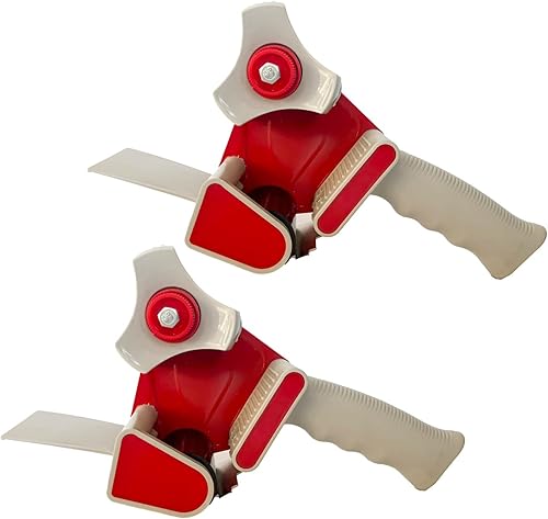 Paquete de pistola dispensadora de cinta de fácil embalaje, dispensador de cinta con mango de agarre de pistola de 2 pulgadas, dispensador de cinta