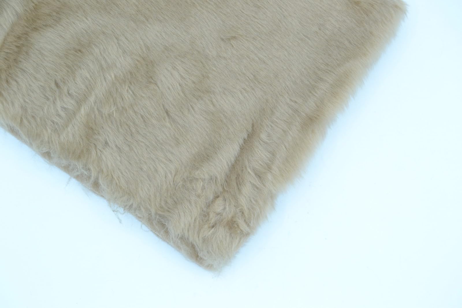 celloexpress Camel Brown Rabbit Faux Fur - 15mm Pile Plain Animal Fabric Material Teddy Bear & Soft Toy Making (1m - 100cm x 150cm) โ image 1