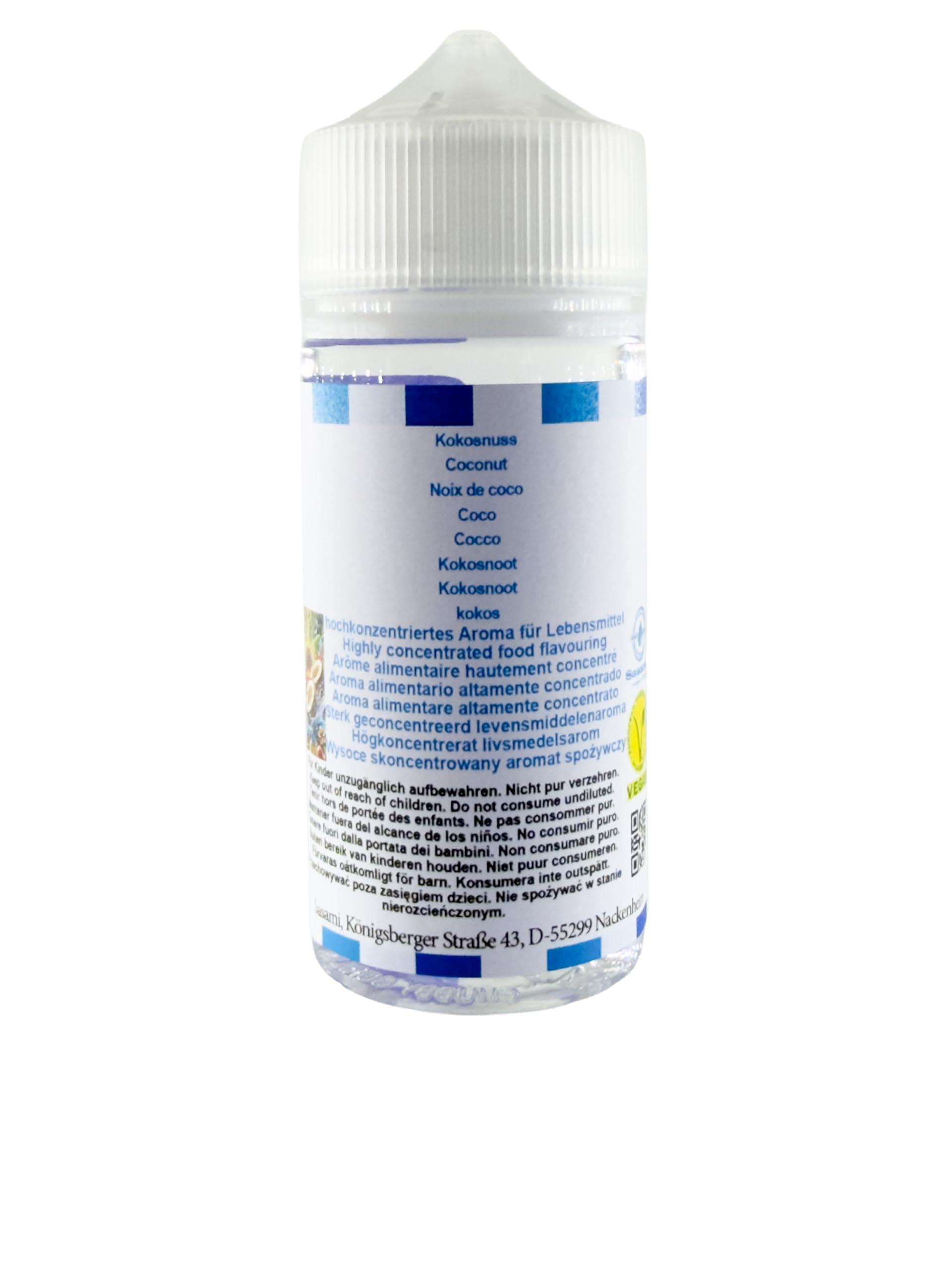 kokos Aromat Koncentrat - wegański - Sasami - 100ml