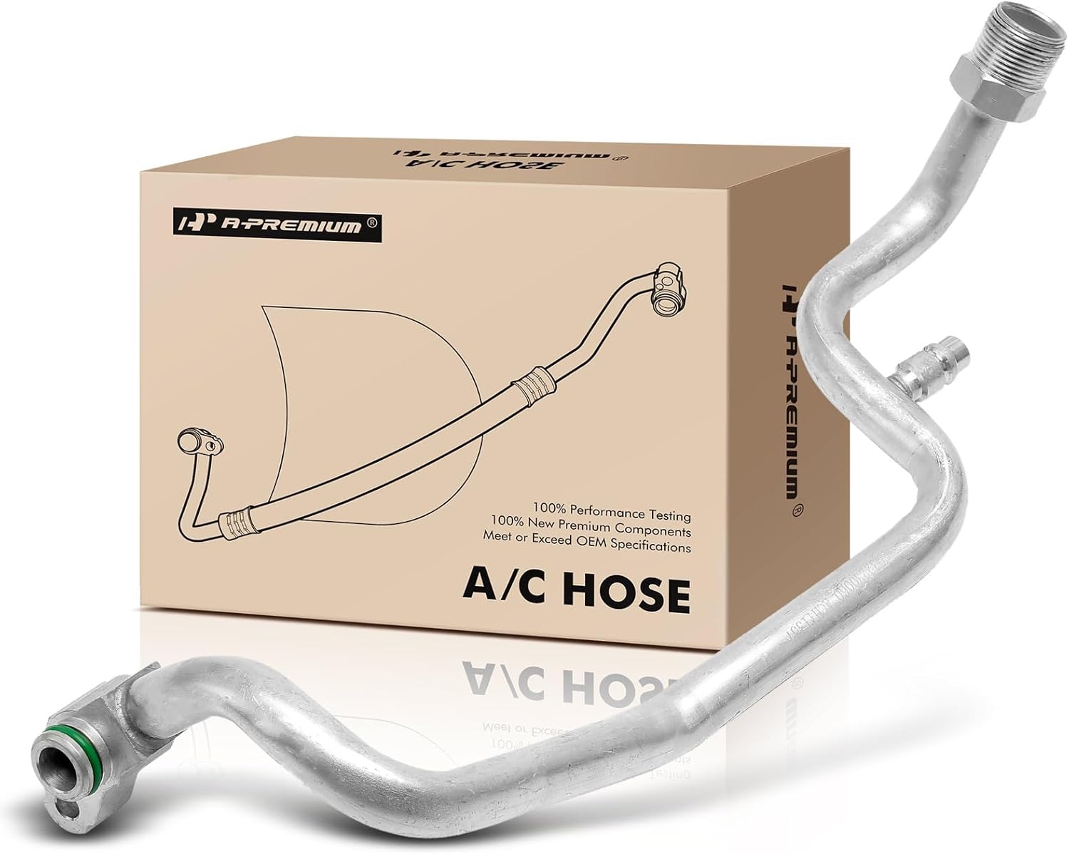 A-Premium A/C Suction Hose Assembly Compatible with Honda Civic 2001-2005 & Acura EL 1997-2005, 1.7L, Compressor to Evap