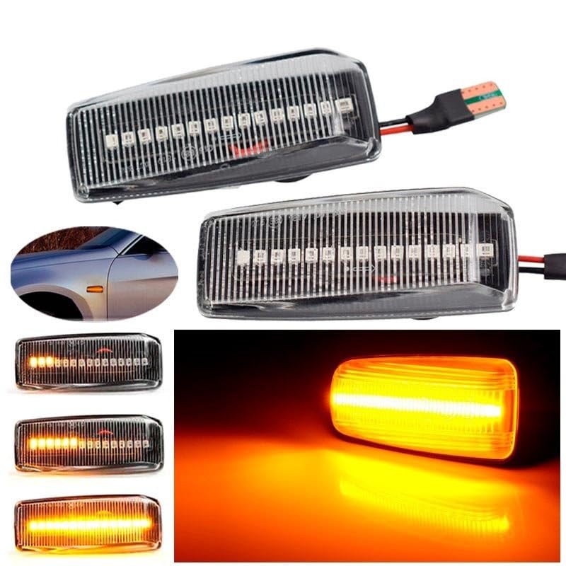 Clignotant dynamique Led séquentiel Benz W124 W201 W202 cristal
