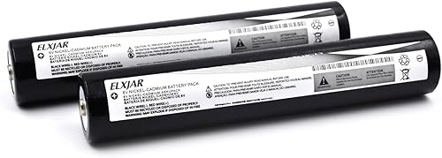 Paquete de 2 baterías recargables 12D Stick Ni-CD 6V 2500mAh compatible con linterna Streamlight SL20X, funciona con Maglite 20170140070249