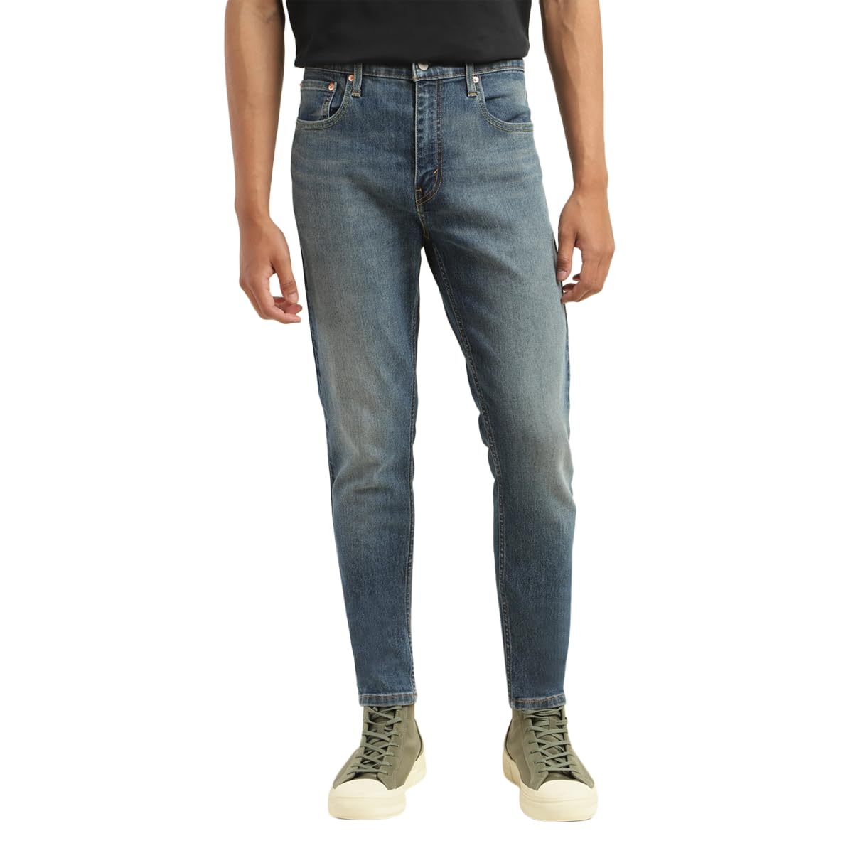 Levis Mens 512 Slim Tapered Fit Mid-Rise Light Fade Stretchable Jeans Dark Blue (B0C6QV8287) Amazon Price History, Amazon Price Tracker