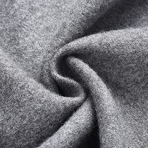 Eioeoey Herren Schals Dicker Kaschmir Schal für Herren Warm Weiche Wolle Kaltes Wetter Schal für Winter Herbst